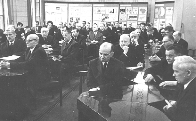 Posėdis LMA prezidiume, 1973