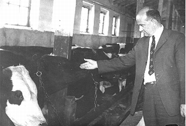 J.Mockus su karvėm, 1980