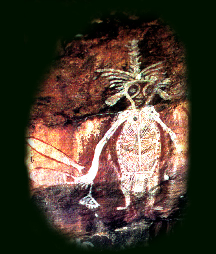 [Paleolithic rock art from Arnhem Land, Autralia, 7000-9000 B.P.]