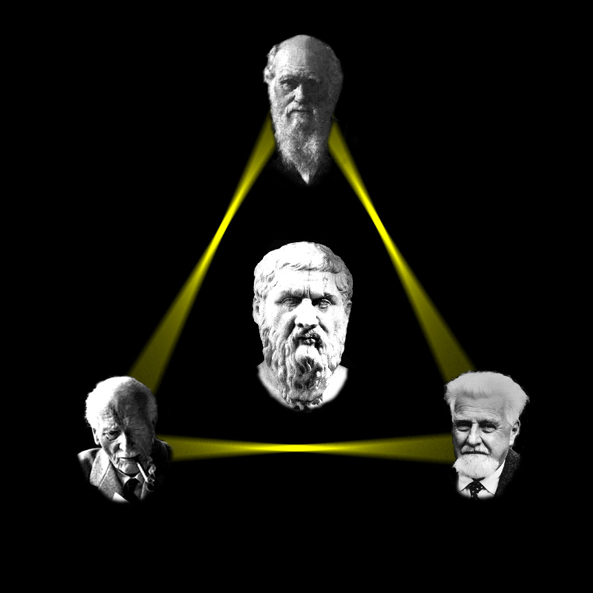 [Figure: Plato, Darwin, Jung and Lorenz]